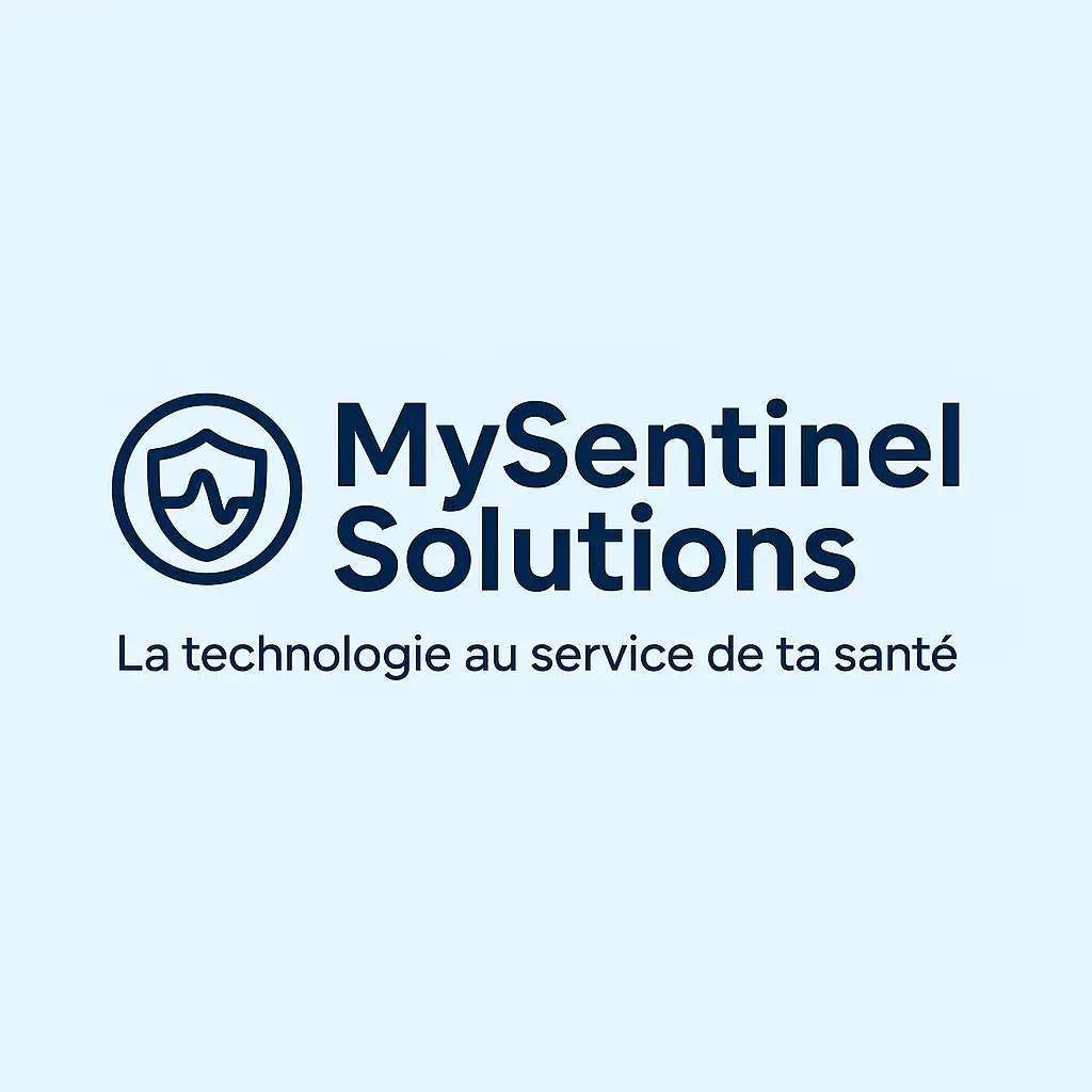 Logo de MySentinelSolutions, plateforme dédiée aux objets connectés pour la santé et le bien-être.
