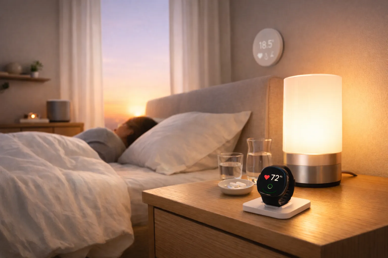 Chambre idéale pour le sommeil — calme, sombre et fraîche