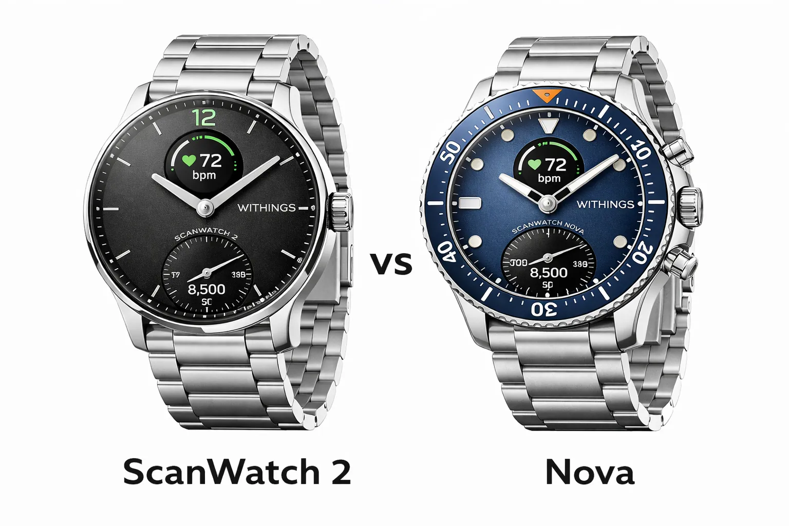 Comparatif ScanWatch 2 vs ScanWatch Nova — lequel choisir ?