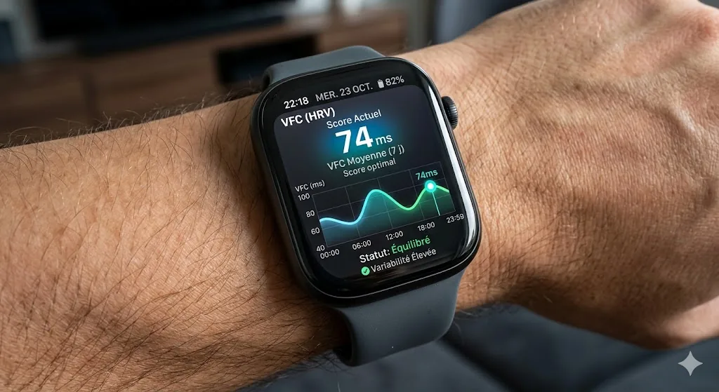 Score HRV : comment l&rsquo;interpréter et l&rsquo;améliorer avec votre montre connectée